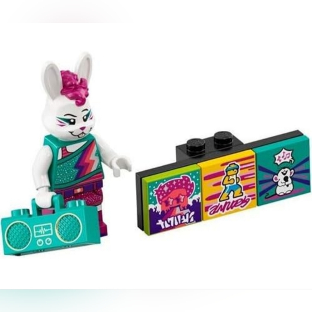 Lego Vidiyo 43101 Bunny Dancer Minifigure NWT Building Toy Set Series 1 Bandmate